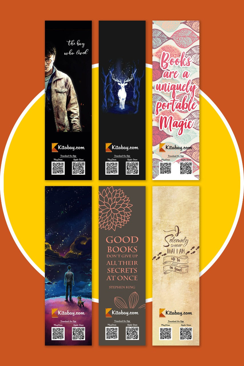 Bookmarks (Set of 6) - Premium Quality