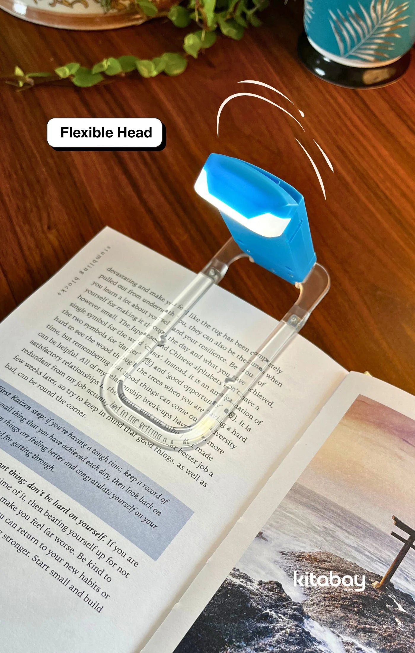 LED USB Rechargeable Book Reading Light | 3 Color Modes &amp; Adjustable Brightness
