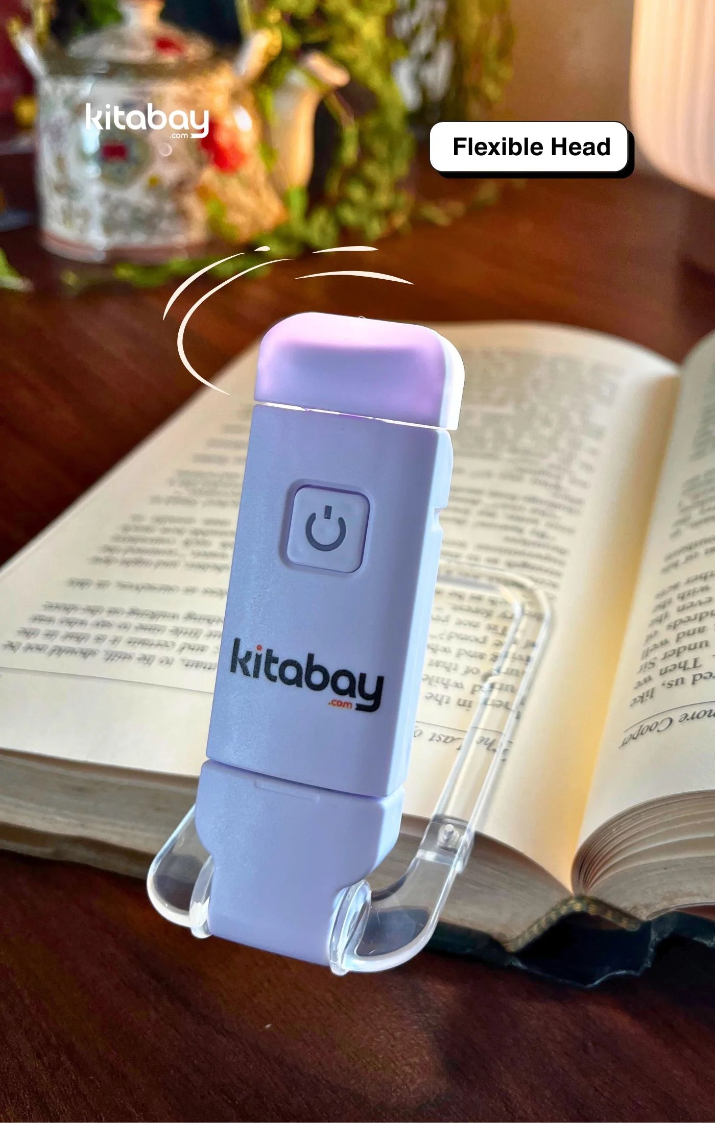 LED USB Rechargeable Book Reading Light | 3 Color Modes &amp; Adjustable Brightness