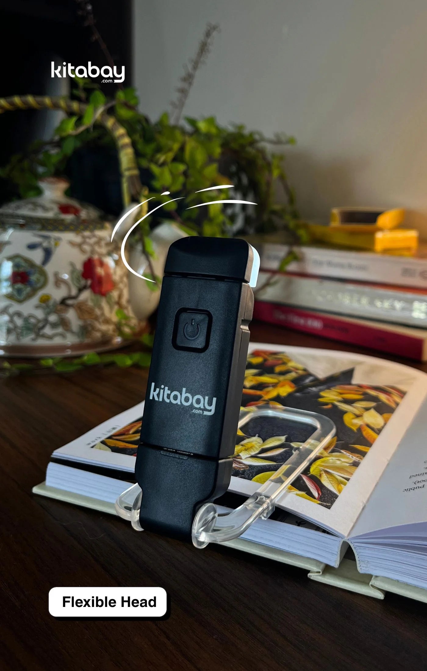 LED USB Rechargeable Book Reading Light | 3 Color Modes &amp; Adjustable Brightness