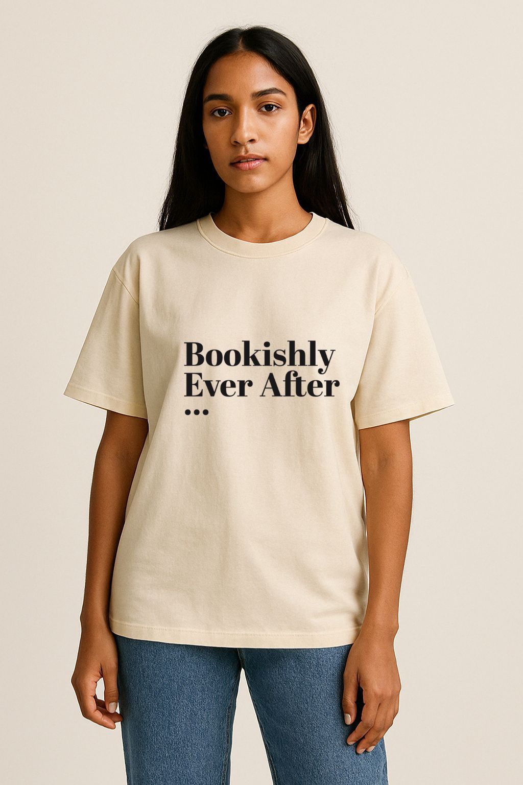 BOOKISHLY EVER AFTER... - Oversized T-Shirt