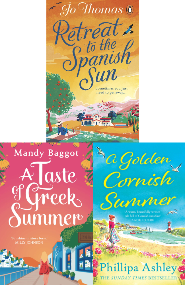 Romance Bestseller book Combo ( A Golden Cornish Summer, Taste of Greek Summer, Retreat to the Spanish Sun )