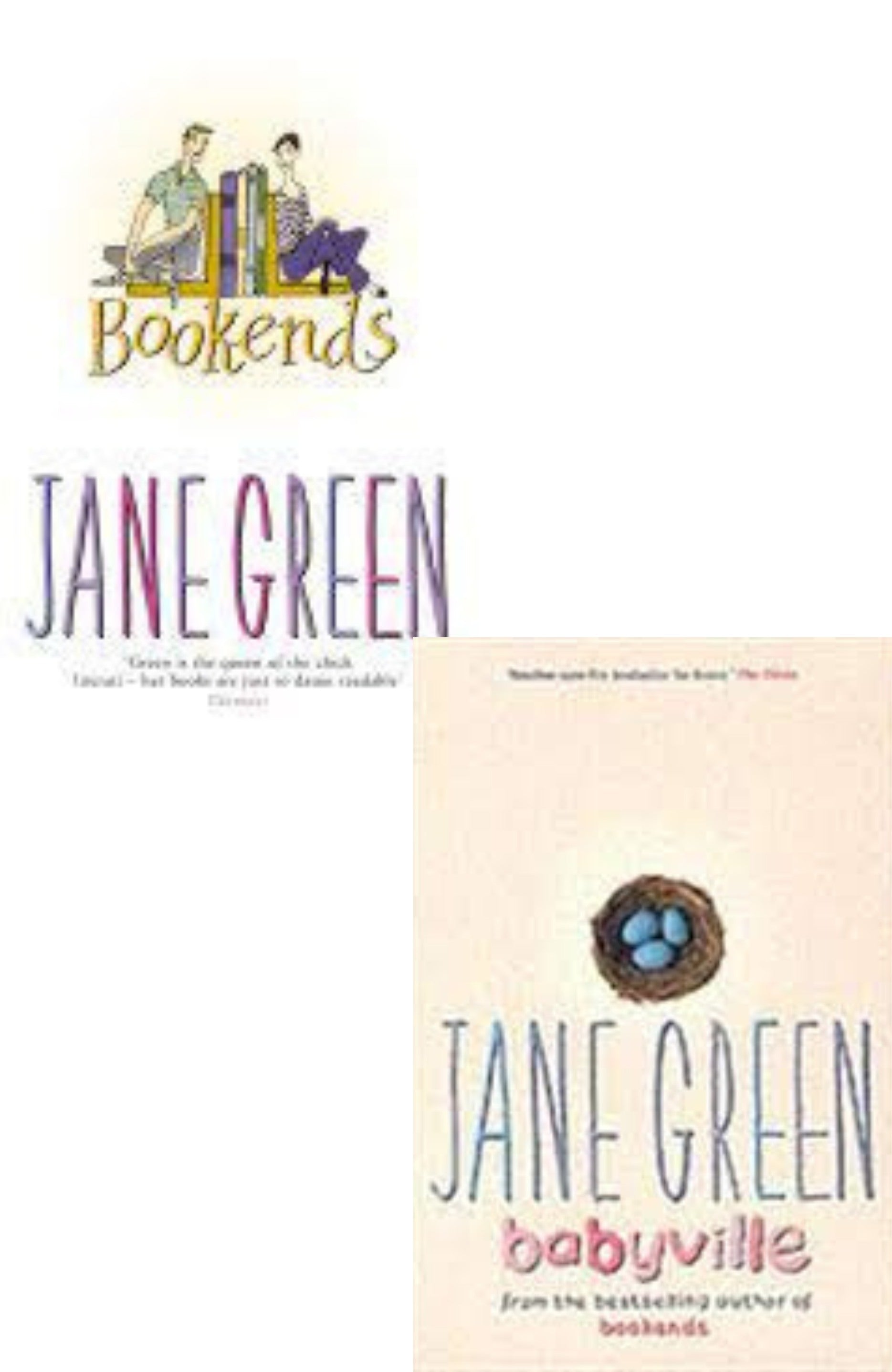 Jane Green Bestseller Book Combo ( Babyville, Bookends )