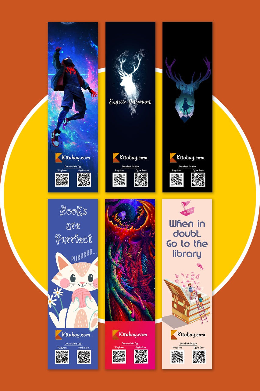 Bookmarks (Set of 6) - Premium Quality