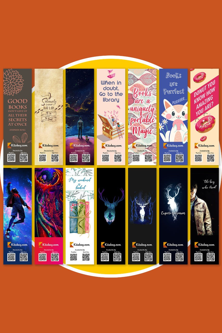 Bookmarks (Set of 14) - Premium Quality