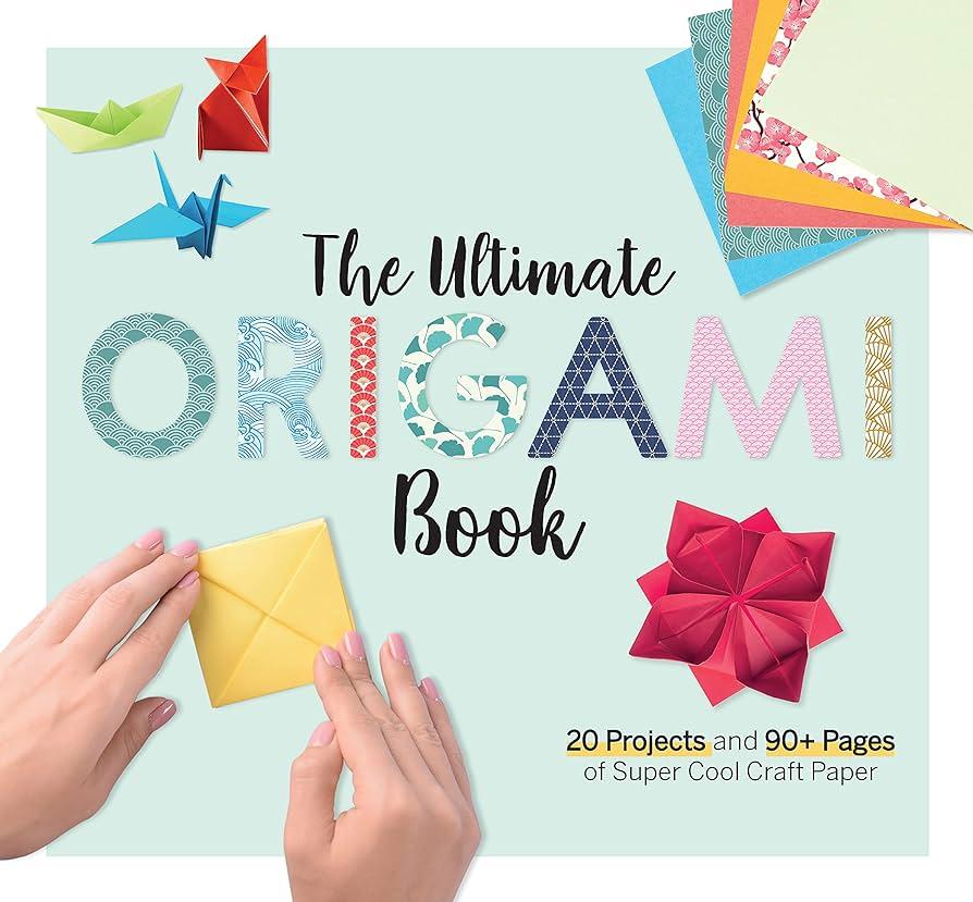 The Ultimate Origami Book: 20 Projects and 90+ Pages of Super Cool Craft Paper (Fox Chapel Publishing) Step-by-Step Instructions for Fish, Flowers, Boats, Butterflies, Birds, Mount Fuji, and More