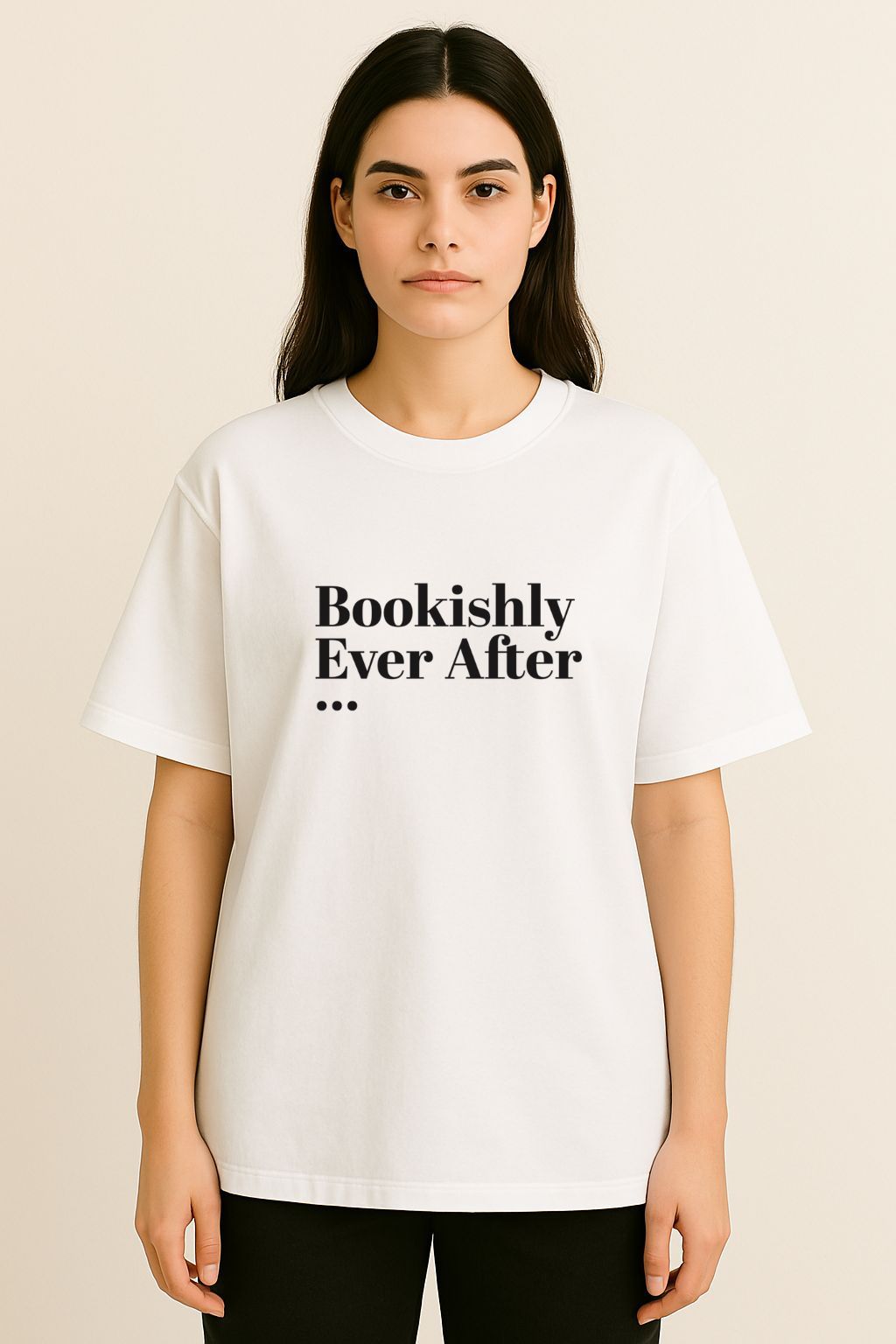 BOOKISHLY EVER AFTER... - Oversized T-Shirt