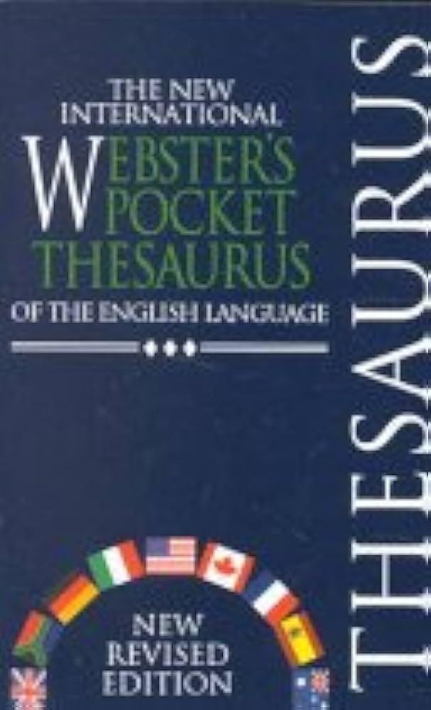 The new international Webster&amp;apos;s pocket thesaurus of the English language